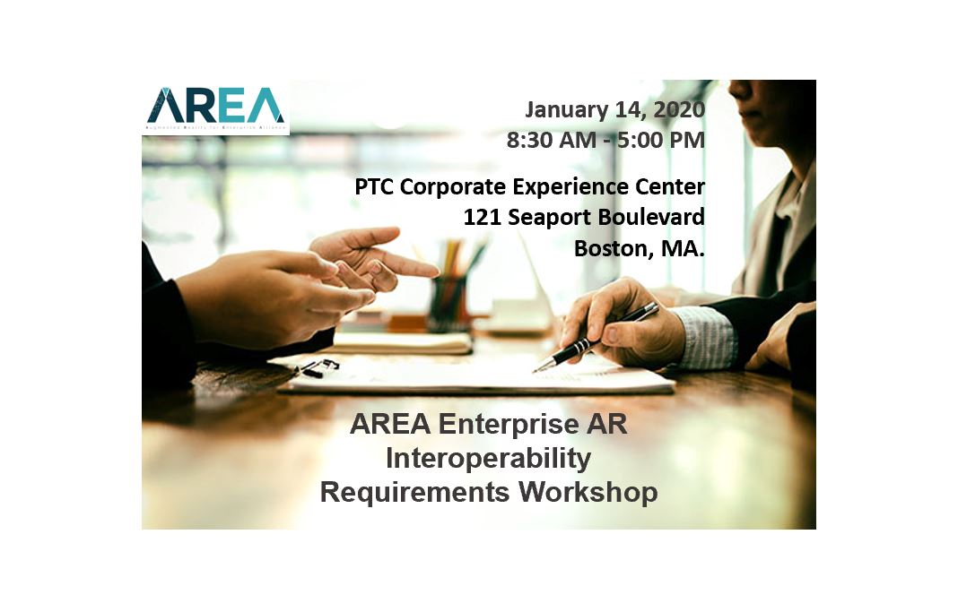 Protected: PTC-hosted AREA Enterprise AR Interoperability Requirements Workshop