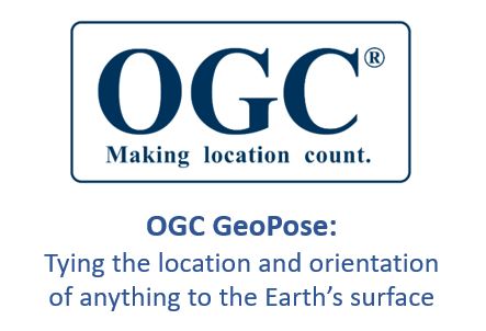OGC GeoPose: Tying the location and orientation of anything to the Earth’s surface
