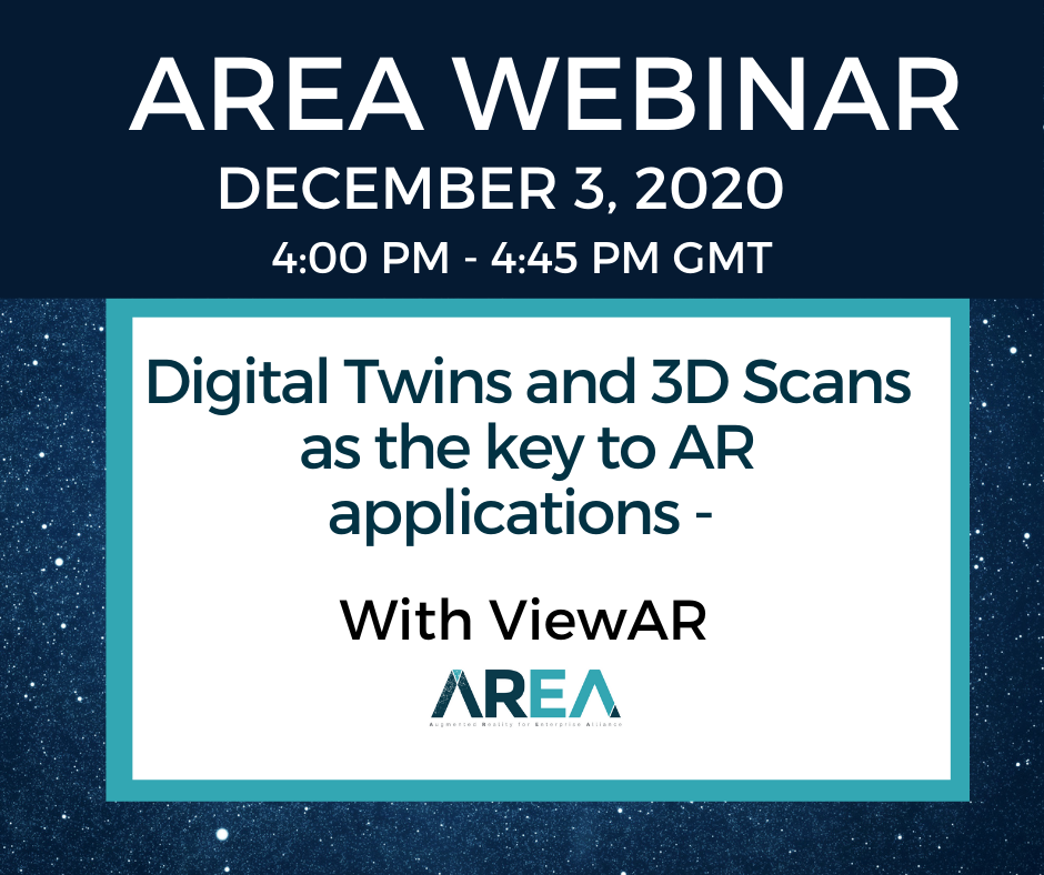 AREA Thought Leaders Network | Digital Twins and 3D Scans as the key to AR applications (navigation & instructions & IOT data)