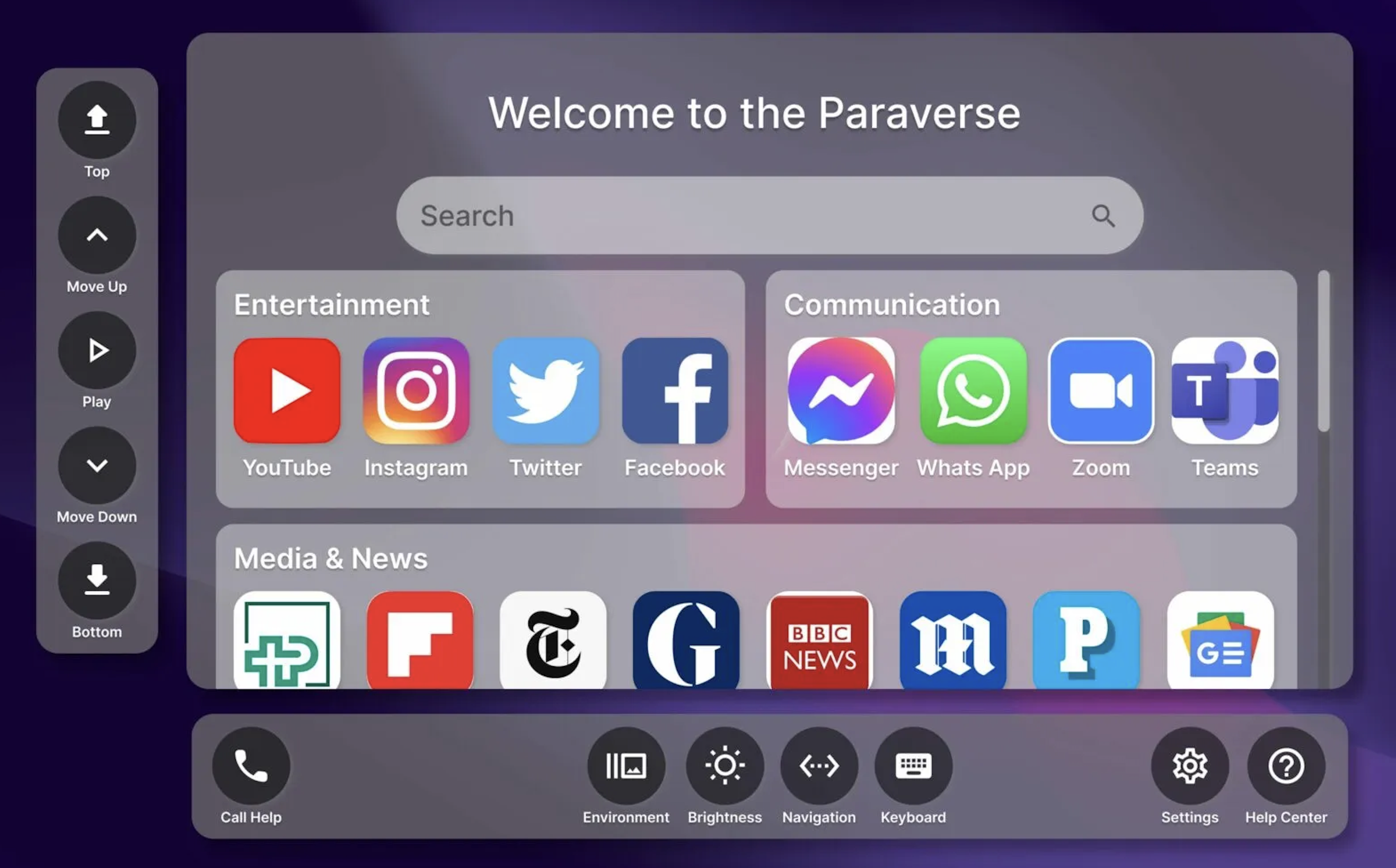 Paraverse-Platform for Paraplegics and Prepares it for Apple Vision Pro