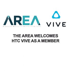 The AREA Welcomes HTC VIVE as a Member